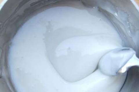 Glazuur maken met eiwit